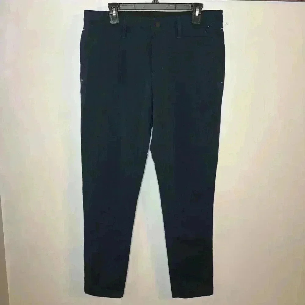 Zella Commuter Pants Mens Size 33 Navy Blue‎ Chino Performance Stretch Gorpcore